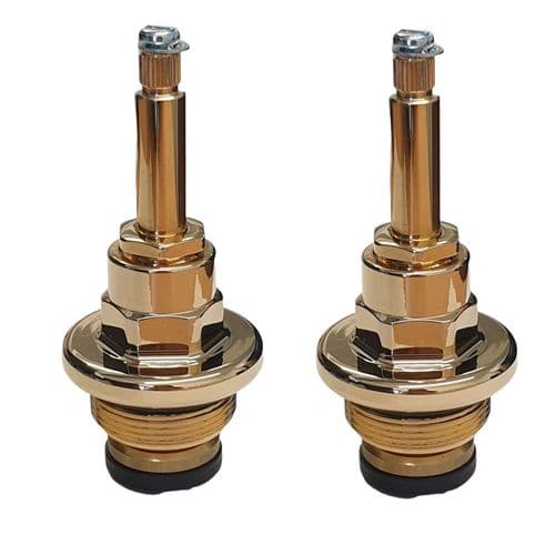 Lefroy Brooks Classic Antique Gold 3/4" Pair of Headworks PHL007AG