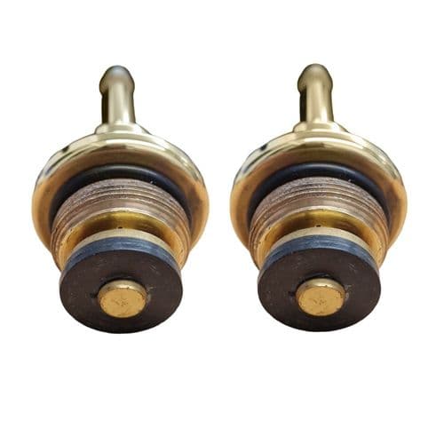 Lefroy Brooks Classic Polished Brass 3/4" Pair of Headworks PHL007PB