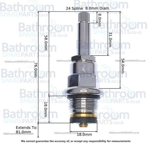 Lefroy Brooks Cold 1/2" Classic Mono Headwork PHL051CP