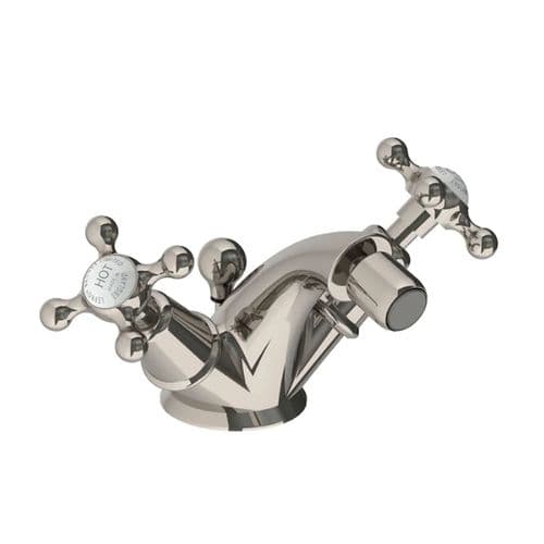 Lefroy Brooks Connaught Mono Bloc Bidet Mixer With Pop-Up Waste – Nickel CH1199NK