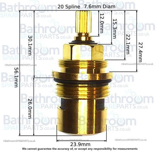 Lefroy Brooks Flow Control Cartridge PXS002