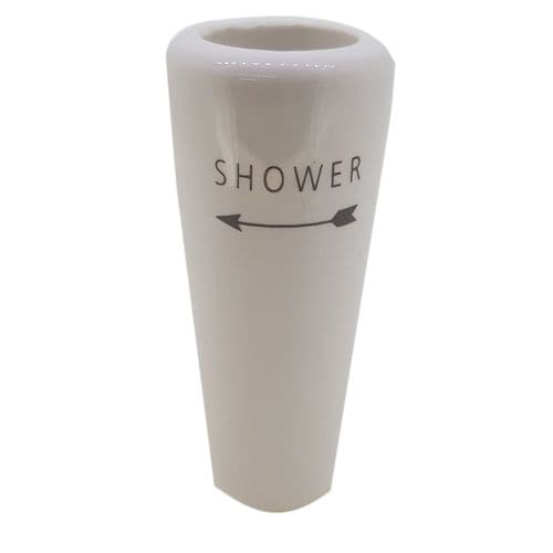 Lefroy Brooks Godolphin White Flow Lever PTS004