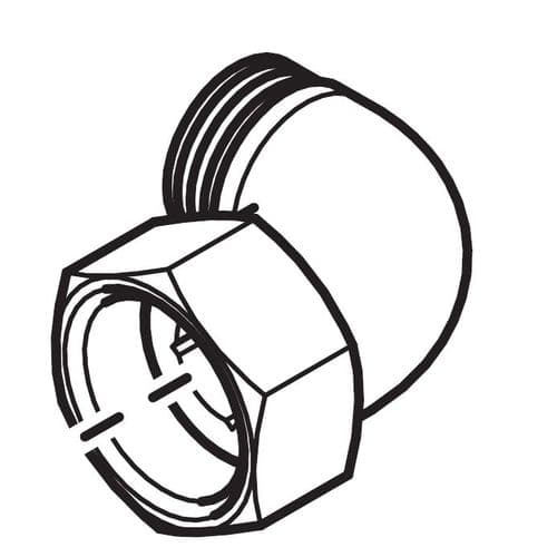 Lefroy Brooks Nickel Inlet Connection Elbows PTE006NK