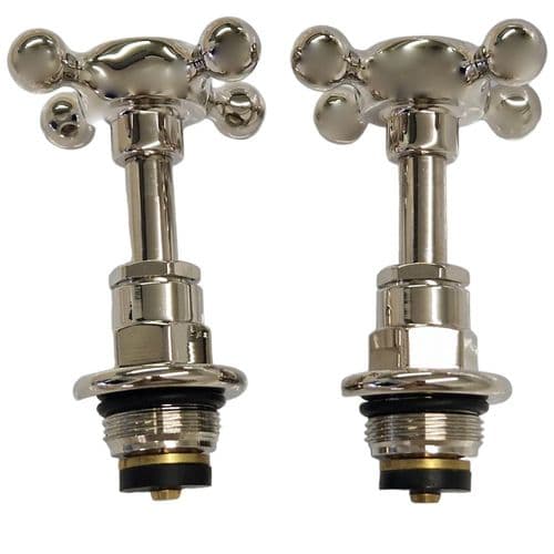 Lefroy Brooks Nickel Pair 1/2" Liberty Headwork PTA004NK