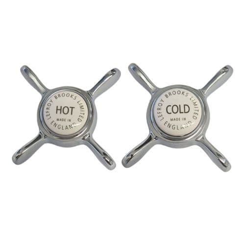 Lefroy Brooks Pair of 3/4" Classic Handwheels PHL008CP