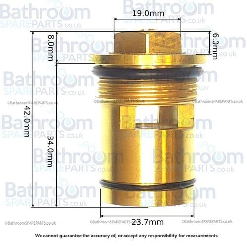 Lefroy Brooks Pair of Non Return Valve Carriers PTC025