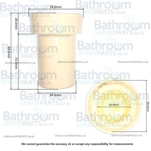Lefroy Brooks  Replacement  Fine Bone China Tumbler PCG003