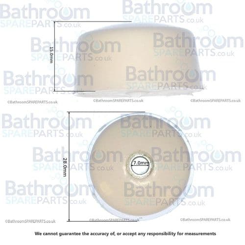 Lefroy Brooks Toilet Seat Buffer Seat Only White Singular PSP081