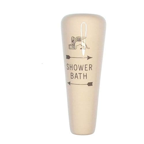 Lefroy Brooks White Diverter Ceramic Handle PBS004