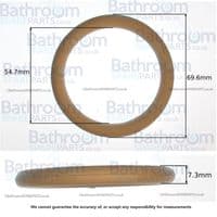 Lefroy Brooks White Handset Bumper  Washer PBS012