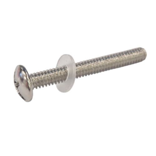M4 x 30mm Cross-Slotted Mushroom Head Screws Stainless Steel M430MUS030