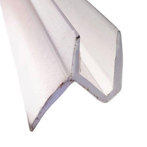 Majestic 10mm 1951-01 Glass To Glass 135° Vertical Shower Door Seal 2000mm 1901001000
