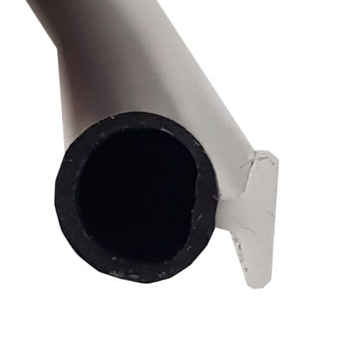 Majestic 8mm MAJ034 Glass To Wall Vertical Black Seal 2000mm 1903000200