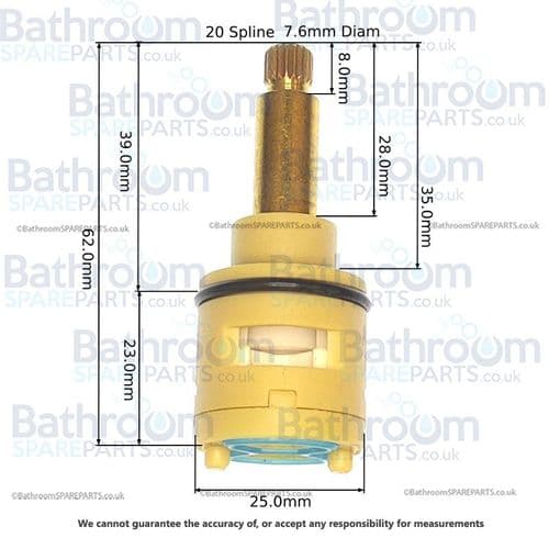 Marflow 2 Way Diverter Cartridge XPTC-7451-ONOFFCART