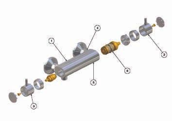 Marflow Antro Thermostatic Shower Valve ANT740 Spare Parts