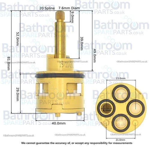 Marflow Diverter Cartridge for PHA766 XNOR-026
