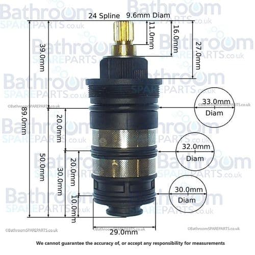 Marflow Thermostatic Cartridge XPTC-749-THERMOCART