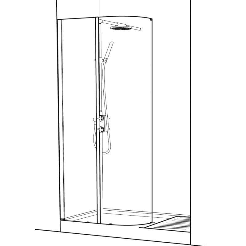 Matki Classic WalkIn WCR1700 Curved Walkin Two Way Thermo Control 20082015