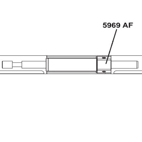 Matki Classica Top Track Damper Housing 5969AF