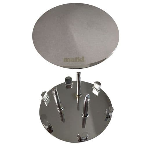 Matki LPW90 Chrome Cover Cap Dome Grill 000437