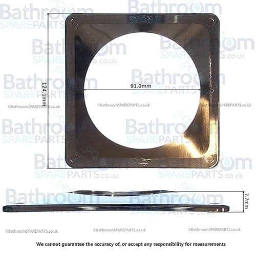 Matki LPW90 Square Flange 5861ASILVER/NEW
