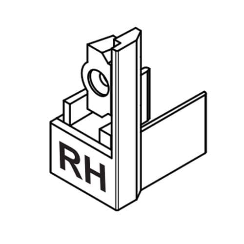 Matki New Radiance NRP/NRI Pivot Hinge Foot (RH) 5382ASILVER