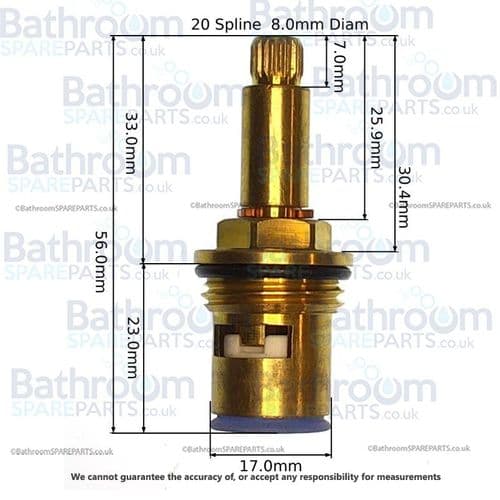 Mayfair Aspen Pair Of Cartridges MS-EKIT600-VLV