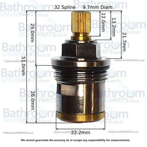 Mayfair Cielo Hot & Cold Valves MS-XCIE057-VLVS