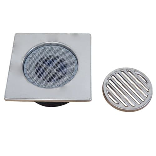 McAlpine 150 MM Square Stainless Steel Tile With Internal Non-Return Valve FGT150-SV-110 Spare Parts