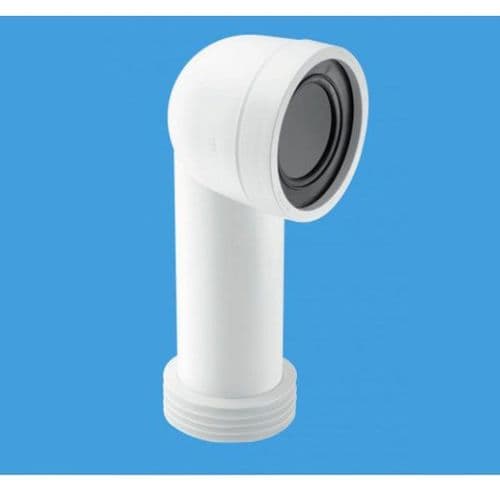 McAlpine 90° Bend Adjustable Length Rigid WC Connector WC-CON8