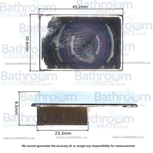 Merlyn 6 Series Wall Profile Cover Cap SP0V2104