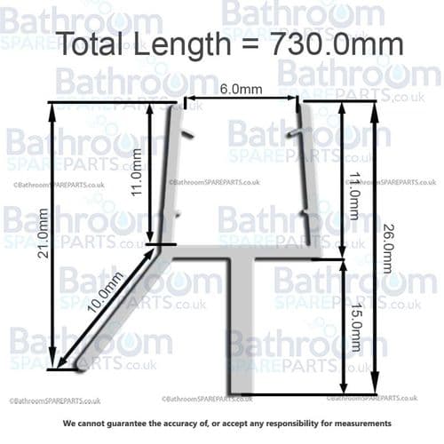 Merlyn Bottom Door Seal SP0BS3302