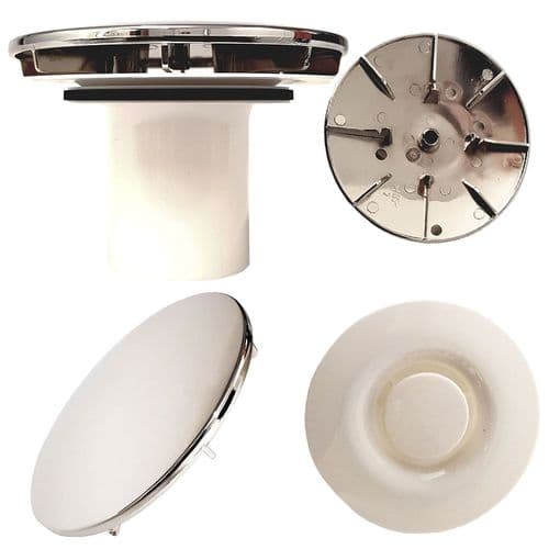 Merlyn Replacement ABS Chrome Finish Cover Cap & Insert DWASORING