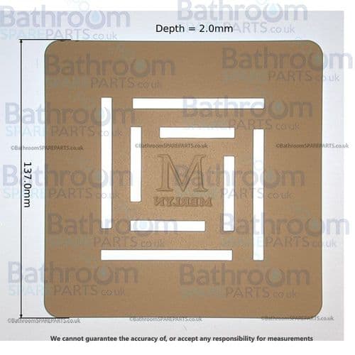 Merlyn Truestone White Waste Cover A07S0506