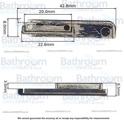 Merlyn Wall Profile Top Outside Cap Left Hand SP010S15L