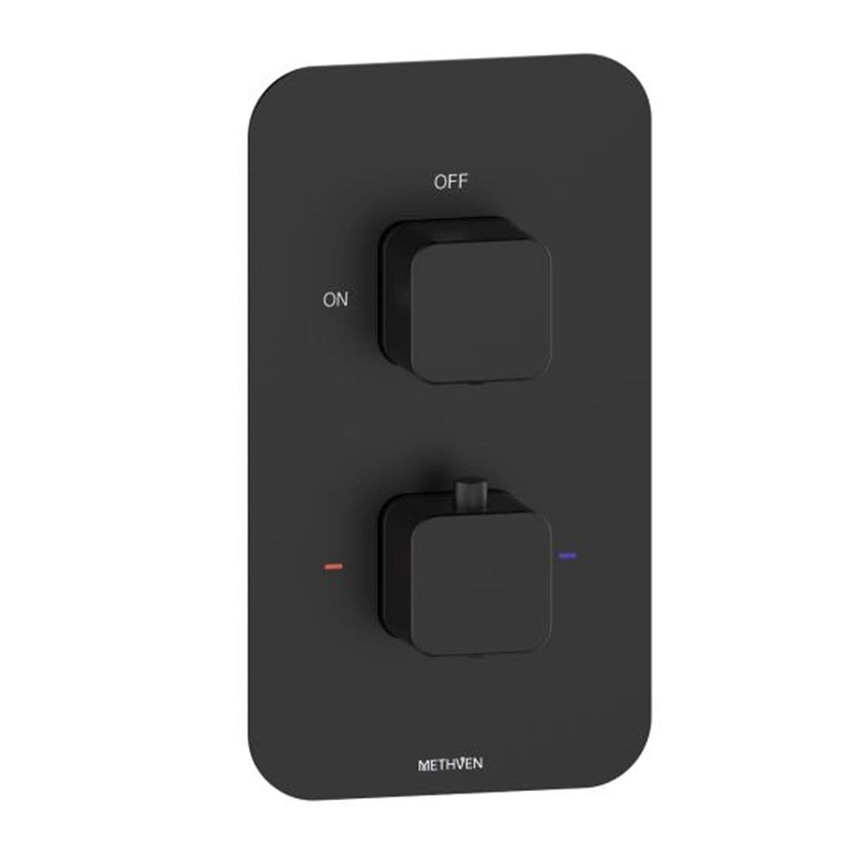 Methven Wai Concealed Mixer Valve - Single Outlet Matte Black WA1DBK ...