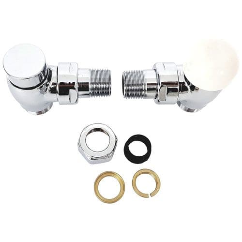 MHS Union Solar 15mm Angled TRV Angel Valve and Lock Shield VLVSOL-ACTRV