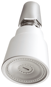 Mira 1/2"" Fixed Swivel Shower Head White 099.64
