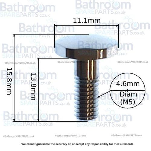 Mira 722 Flow Control Knob Fixing Screw 610.80