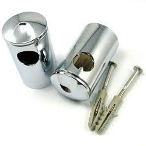 Mira Chrome Slide Bar Support Bracket 617.06