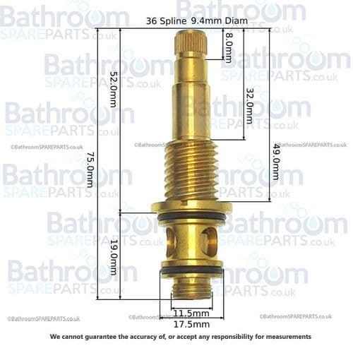 Mira Rada Spindle and Insert Assembly 911.05