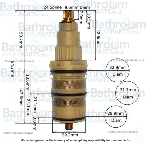 Mira Thermostatic Cartridge 1744.108