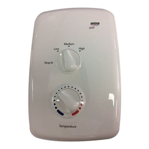 Mira Zest MK1 Front Cover Assembly White 416.15