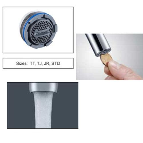 Neoperl CACHÉ® Coin Slot Aerator M16,5 Male Orange 44.3251.450