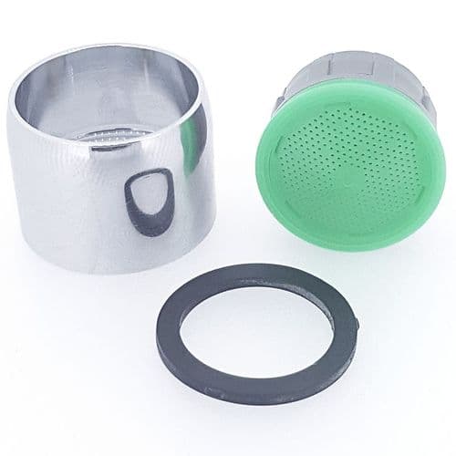 Neoperl Cascade SLC M22 Female Tap Aerator Light Green Insert 7.5 - 9.0 lpm 40.0002.033