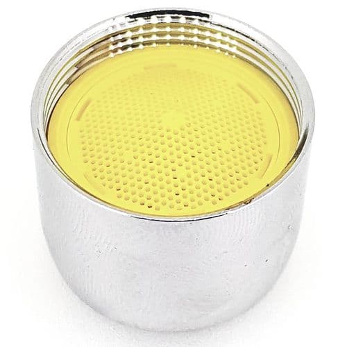 Neoperl Cascade SLC M22 Female Tap Aerator Yellow Insert 18 - 19.8 lpm 40.0004.023