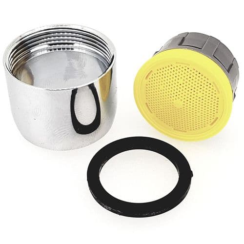 Neoperl Cascade SLC M22 Female Tap Aerator Yellow Insert 18 - 19.8 lpm 40.0004.023
