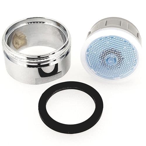 Neoperl Cascade SLC M24 Male Tap Aerator Light Blue Insert 1.75 gpm 40.0061.033