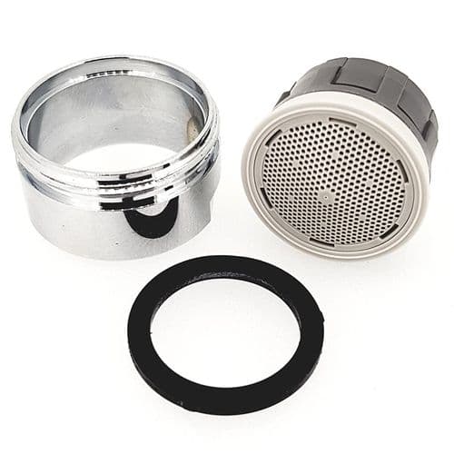 Neoperl Cascade SLC M24 Male Tap Aerator Light Grey Insert 34.8 - 37.8 lpm 40.0007.033