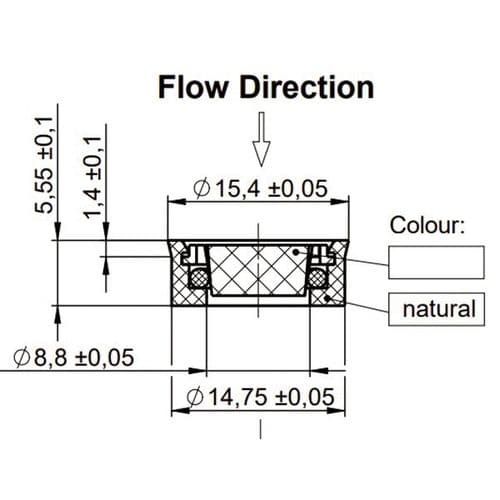 Neoperl Flow Regulator 6.0L/M  58.6268.10000